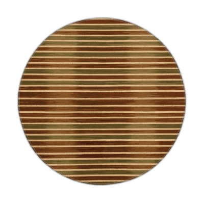 Tapis intérieur / extérieur brun HorizontalStripes