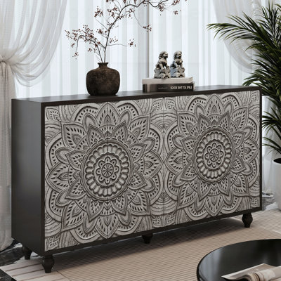 Buffet Boho Mandala 3D Embossed Buffet