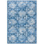 Tapis ikat bleu marine / crème Martha Stewart-63696114
