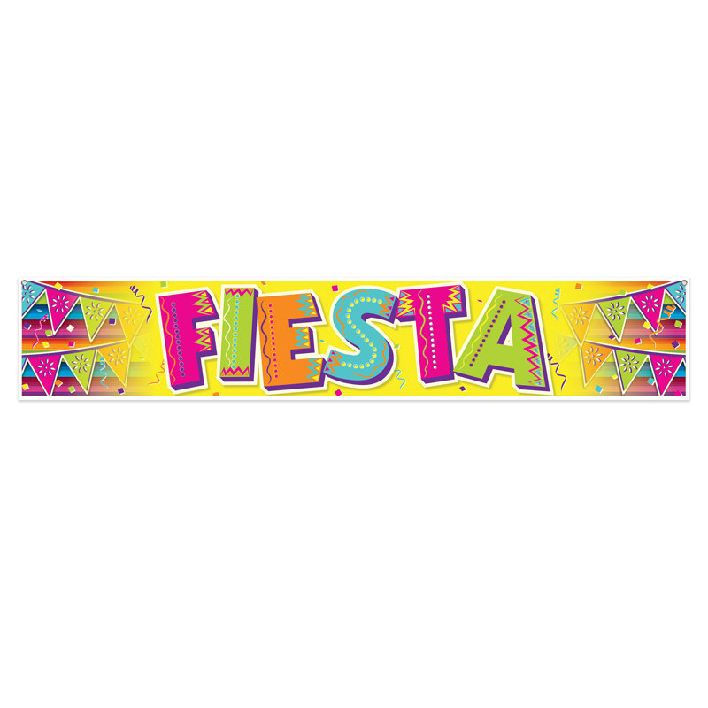 Fiesta Banner - 12" x 5' - Pack of 12