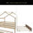 Wooden House Bed With Twin Size Trundle-2024923108-2024922906