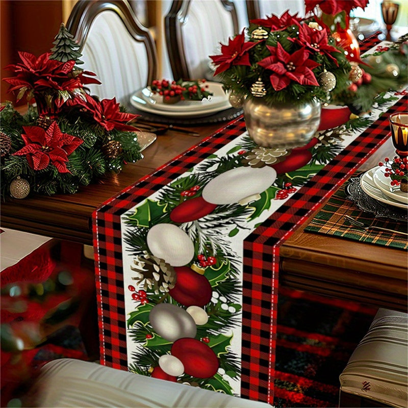 Chemin de table Christmas, Rectangle 108 po