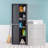 Sterilite Adjustable 4-Shelf Storage Cabinet With Doors, Gray 01423V01