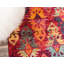 Tapis à motif géométrique rouge Sierra-40278889