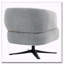 Fauteuil pivotant Cuddle-Style, convenant aux balcons, aux bureaux et aux salons, gris