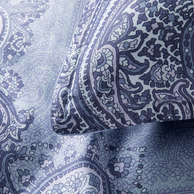  Ensemble de housse de couette en coton et satin de coton, Housse de couette de très grande taille et 2 taie