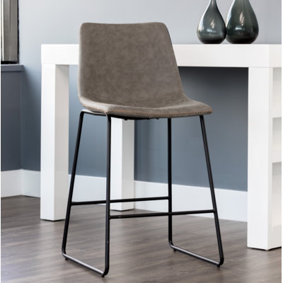 Tabouret de bar Cal - gris antique