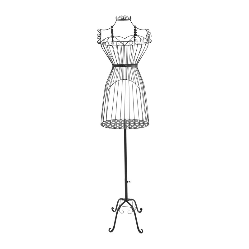 Mannequin Dress Form Display Stand, Black