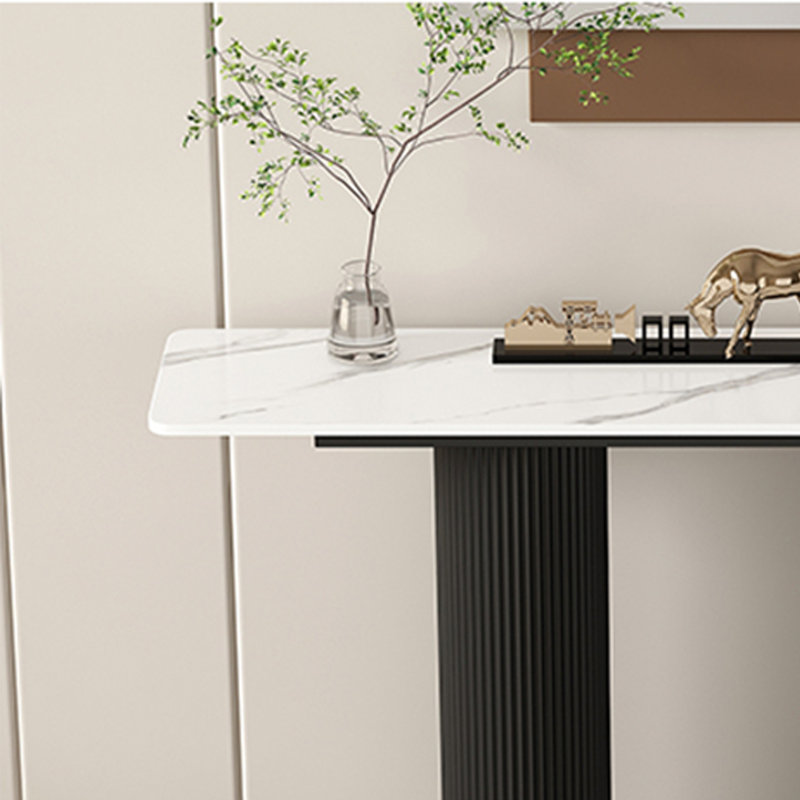 Console Table, White, 31.5" H x 55.1" W x 11.8" D