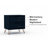 Mid-Century 2-Drawer Nightstand | Midnight Blue MDF Wood Storage | Gift Idea-1802429073