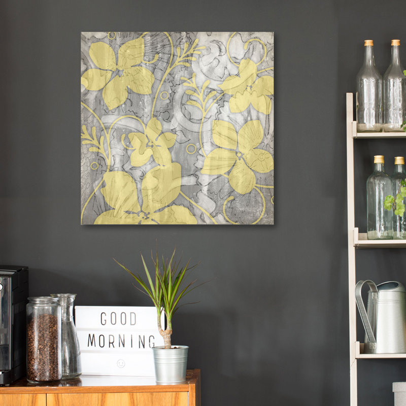 « fleur i », impression sur toile tendue