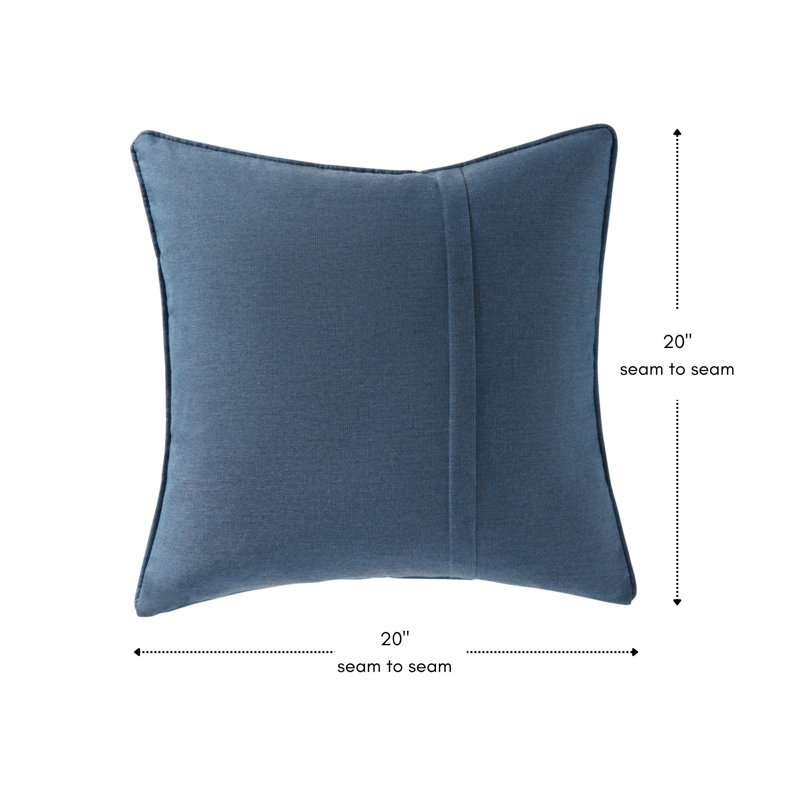 Sunbrella Throw Pillow, Spectrum Denim