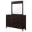 Aziza 6-drawer Dresser with Mirror Cappuccino