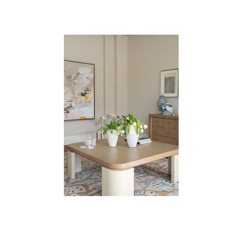 Flora Handmade Marble Table Vase, 13" H x 8" W x 8" D