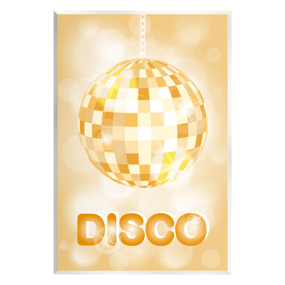 «Retro Glam Disco Ball» par Martina Pavlova, impression