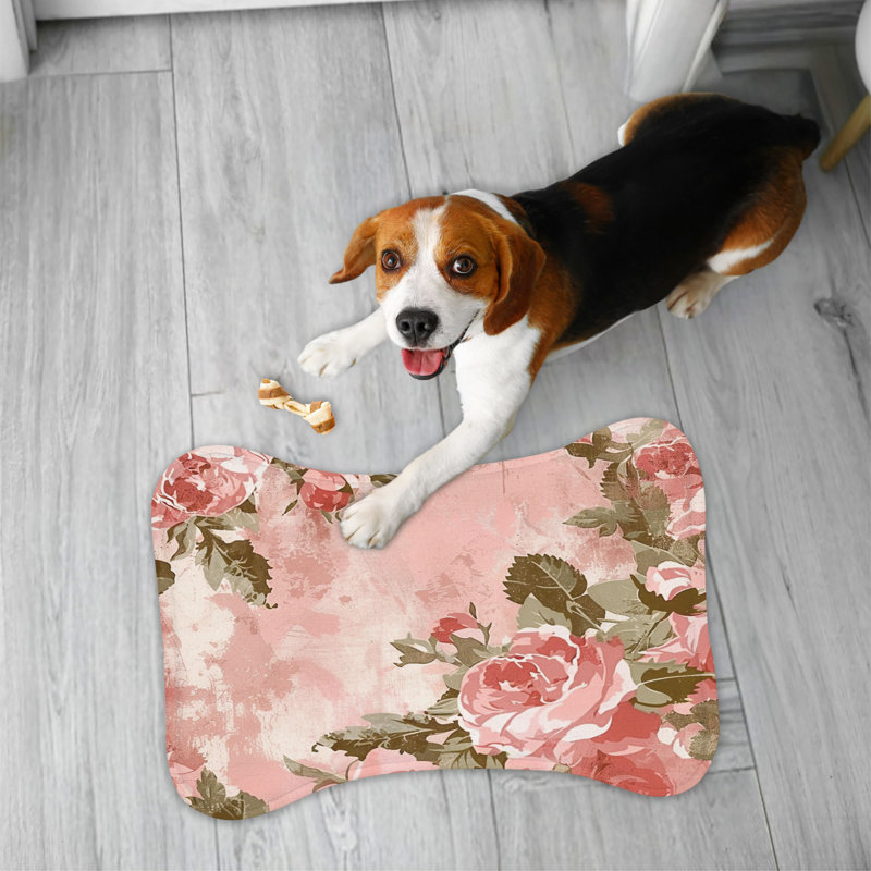 Tapis d'alimentation Shabby Pink Blooms - 1 pièce