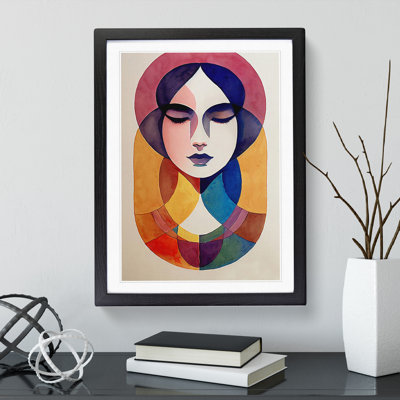 Woman Abstract Watercolour No.3 - Wall Art