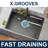 33'' L Single Bowl Stainless Steel Kitchen Sink