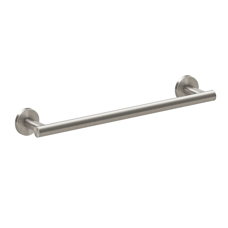 Pitters Towel Rack, Brushed Nickel