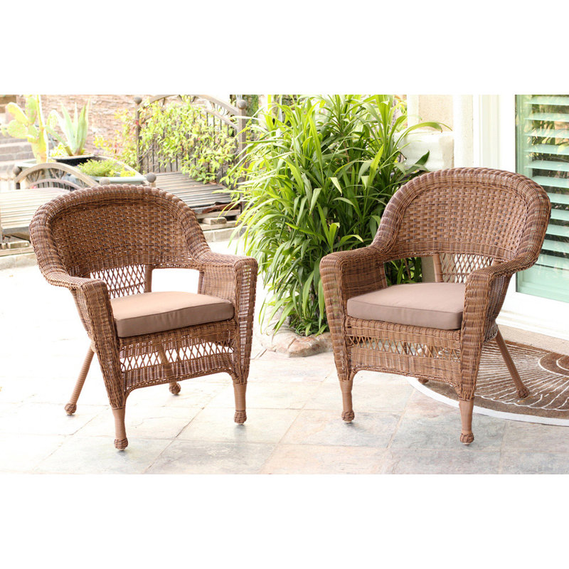 Outdoor Lounge Chair, Brown, Honey