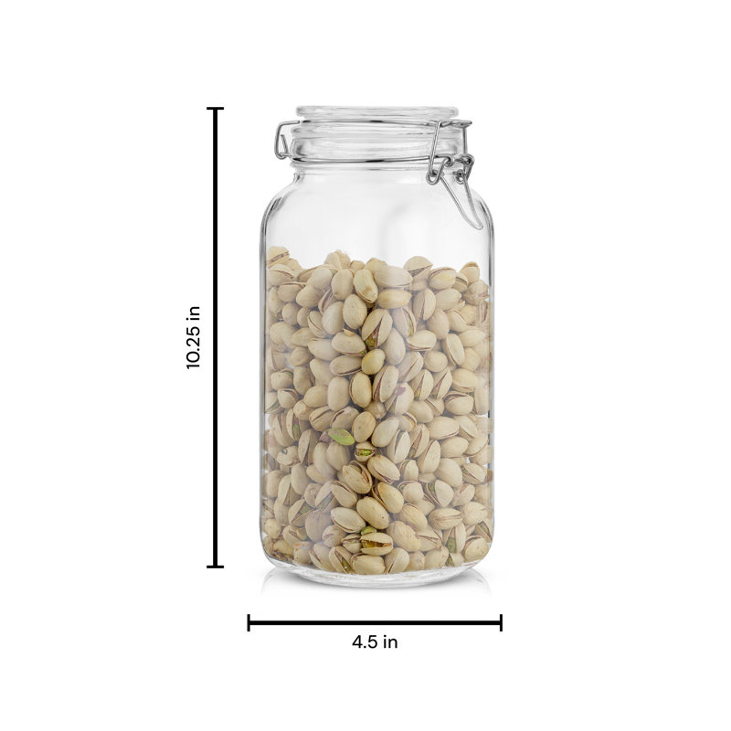 Ensemble de bocaux avec couvercle hermétique Brightware - 76 oz - ensemble de 3