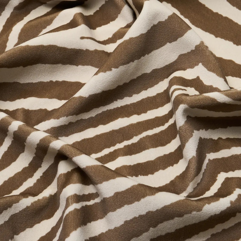 Blixen Velvet Fabric, Black