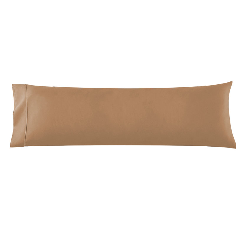 Nestl 1800 Thread Count Body Pillowcase, Mocha Brown