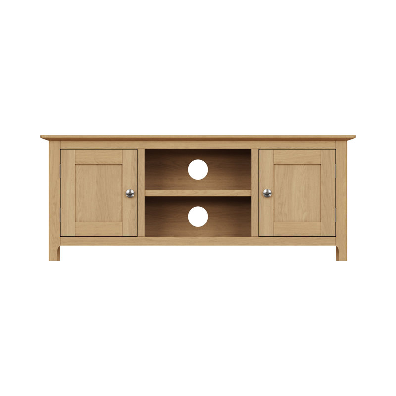 Daris 2 Door TV Cabinet Unit. 110cm Wide. For Screens Up To 50". Fully Assembled.
