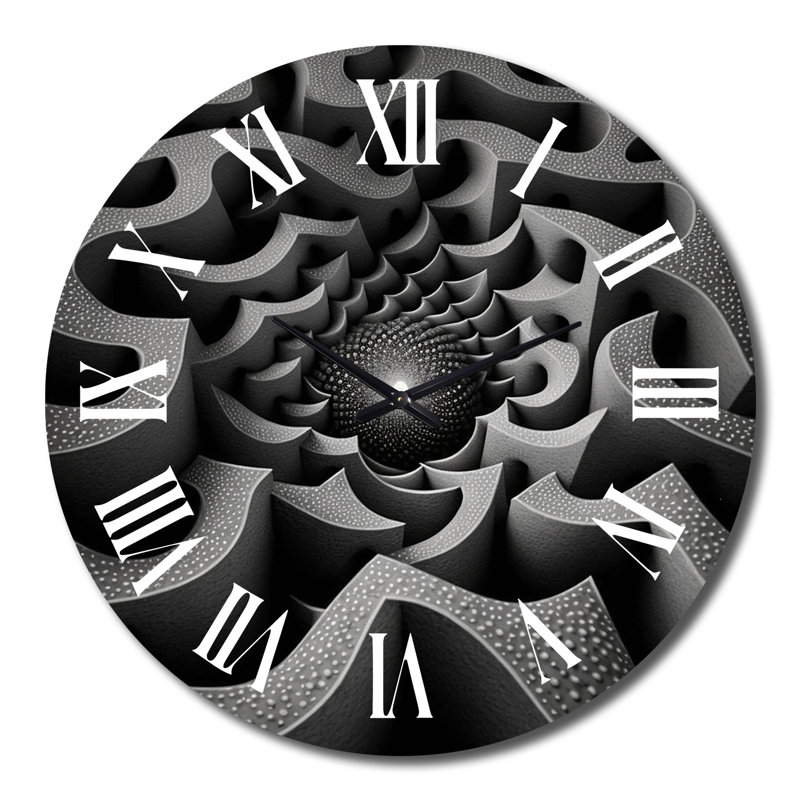 Horloge murale en métal, Très grand