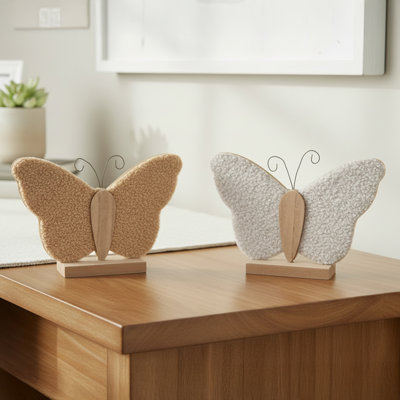 Haight Felt Butterfly Stand Asstd - Set Of 2
