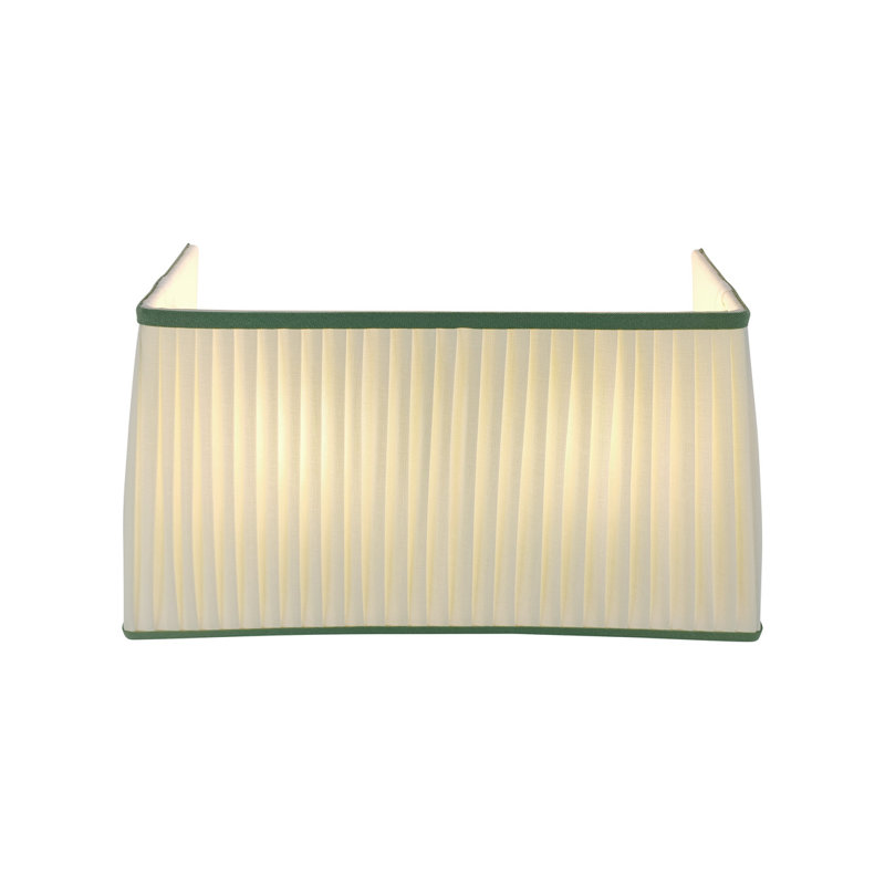 Amanda Lindroth Rectangle Flush Mounted Sconce, Green