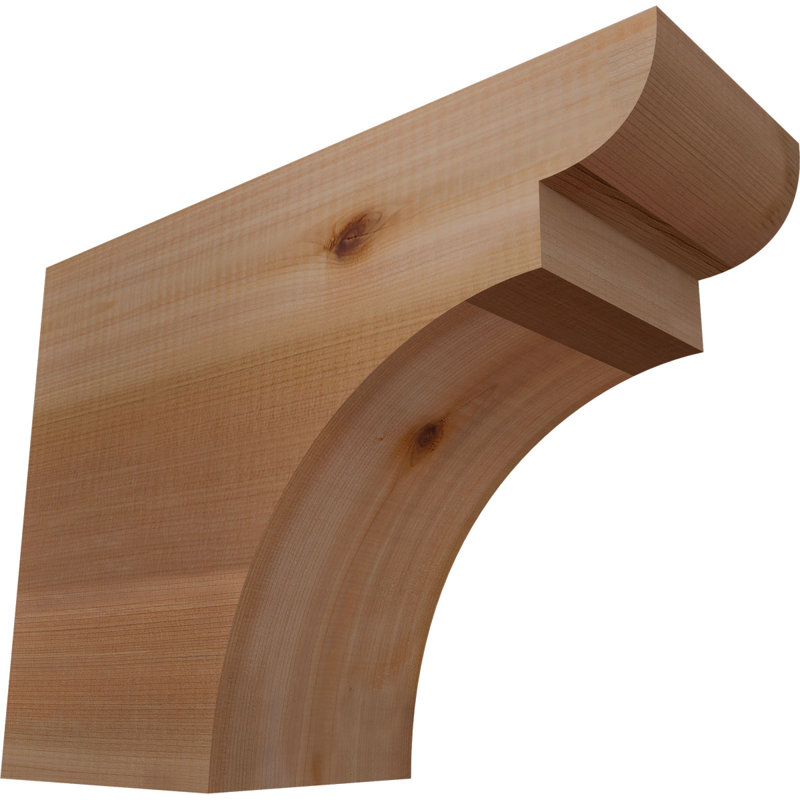 Yorktown Smooth Rafort Tail, Cèdre rouge, H 12 po x l 16 po x P 5,5 po