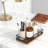 Toilet Tank Topper Basket With Handle, 13 Inch Oak And Iron Toilet Paper Storage Organizer For Bathroom, Kitchen And Living Room Space Saving Storage Solution-1845138409