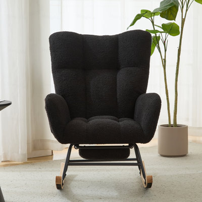 Ensemble de chaise berçante et berçante à oreilles Teddy