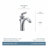 Moen Brantford Single Hole Bathroom Faucet with Drain Assembly-3864629