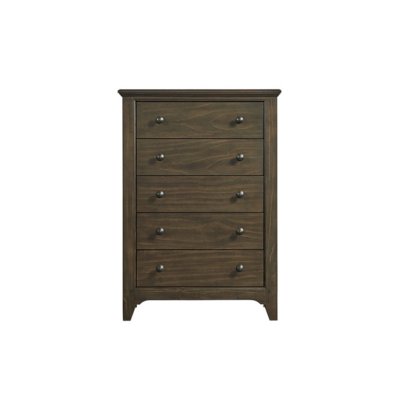 Commode de campagne Tahoe Youth, 5 tiroirs, Brun