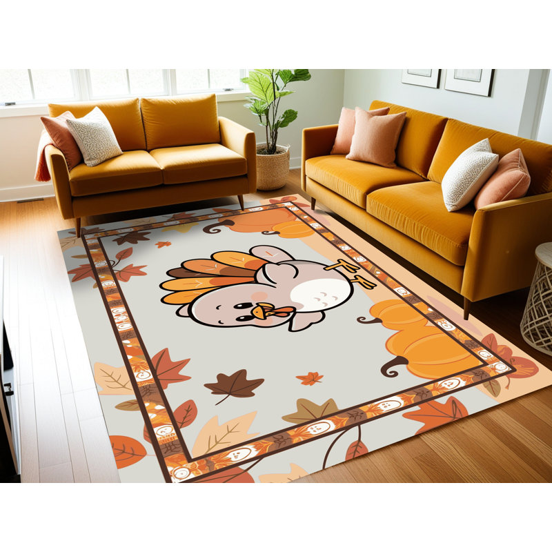 Tapis de Noël East Urban Home, Rectangle 4pi x 6 pi