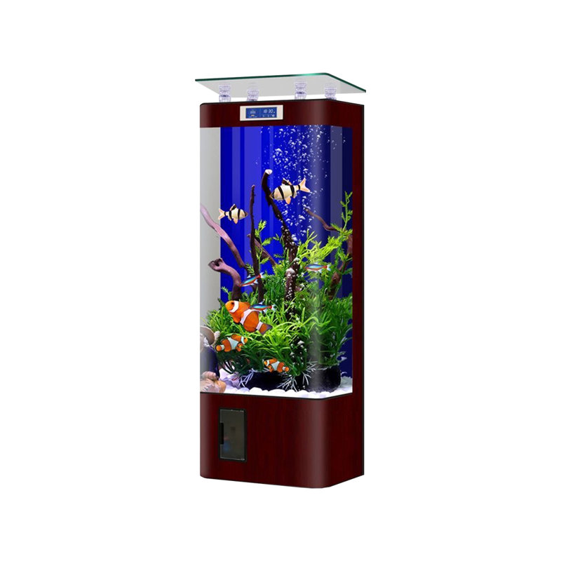 Aquarium moderne en bois massif 35 à 42 gallons Eco, Brun noisette, 42 gallons (H 54,50 po x l 23,62 po x P 15,75 po)
