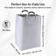 Panier à linge en velours côtelé 55L-114884642
