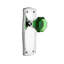Prairie Plate with Waldorf Emerald Door Knob-35948722-35948721