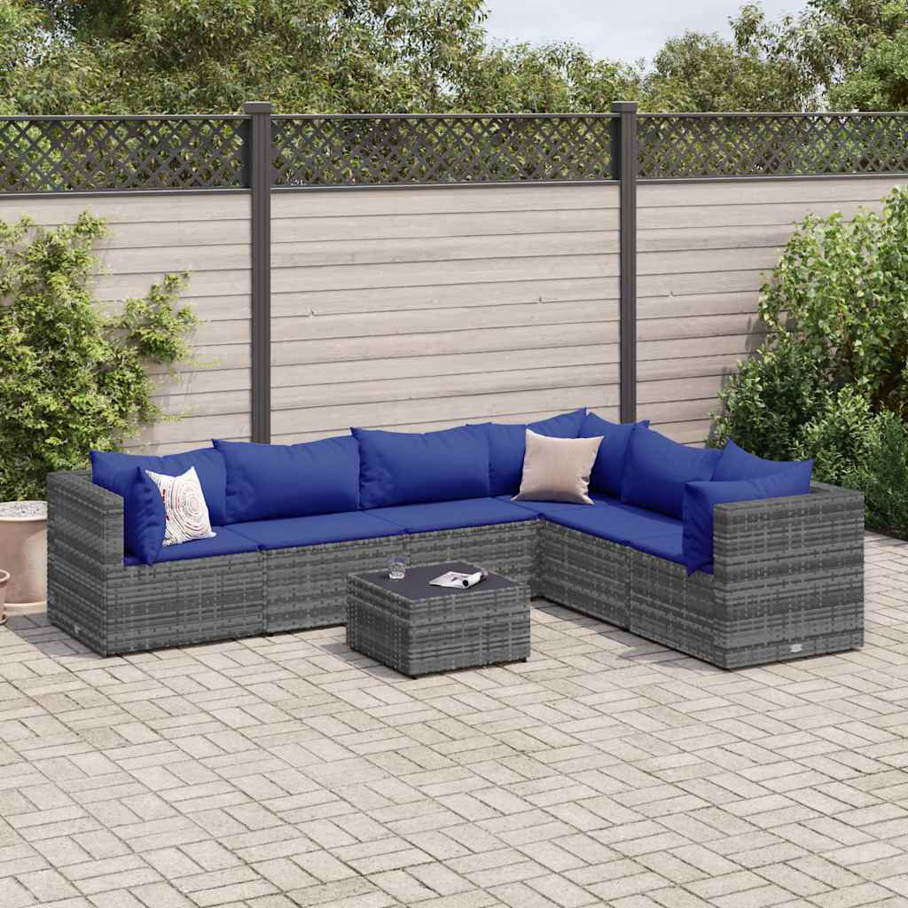 Gartensofa mit Kissen