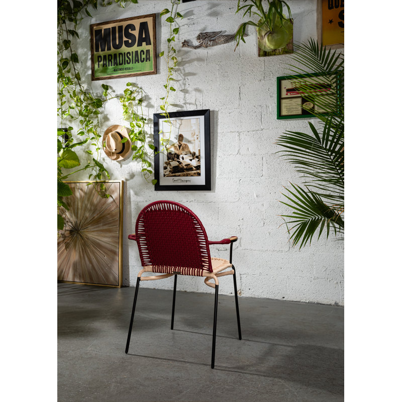 Chaise de salle à manger en métal