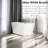 67" x 29.5" Freestanding Soaking Acrylic Bathtub