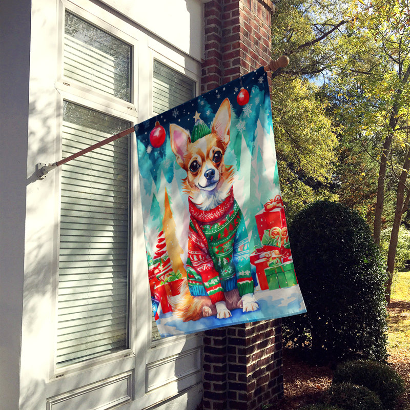 Double Sided Polyester Christmas, 40'' H x 28'' W