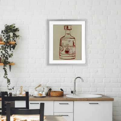 «Minimal Liquor Essence», reproduction sous verre encadrée, design par Melissa Wang