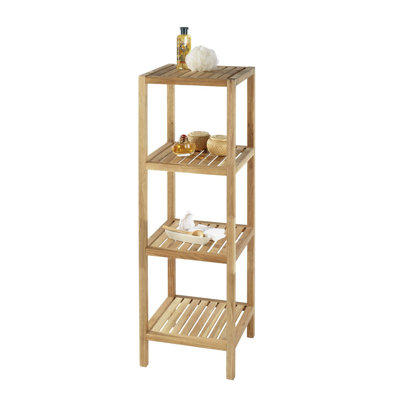 Cedar Solid Wood Freestanding Bathroom Shelves