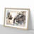 Lion Cub with Its Mother in Abstract - Picture Frame Painting Print-55580748-55580746