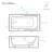 Claire 60 X 32 Drain Soaking Alcove Corner Apron Bathtub-106276091-106276089