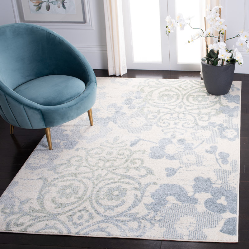 Aleccia Performance Floral Rug, Rectangle 4'5" x 6'5"