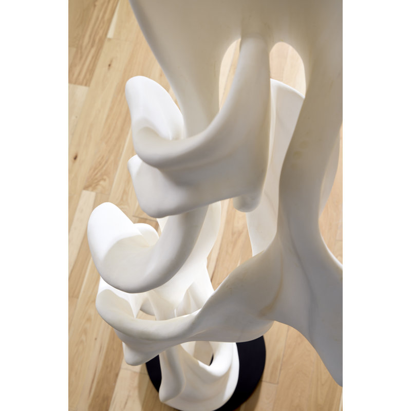 Cast Dancing Sculpture, Coupé, Faux Bleached